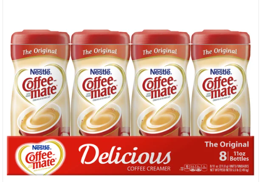 Nestlé Coffee-mate Powdered Creamer, Original, 11 oz, 8-count