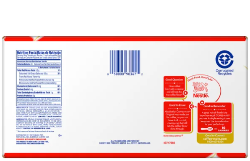 Nestlé Coffee-mate Powdered Creamer, Original, 11 oz, 8-count