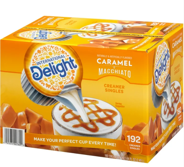 International Delight Liquid Creamer, Caramel Macchiato, 192-count