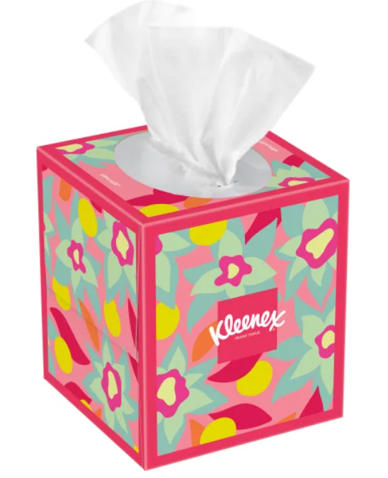 Kleenex Ultra Soft Facial Tissue, 3-Ply, 85-count, 12-pack