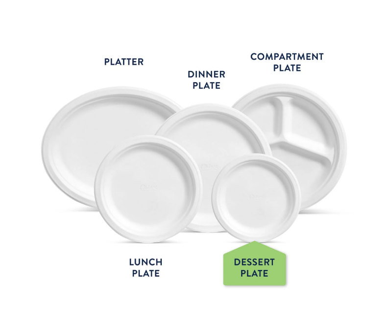 Chinet Classic Dessert Plates, 6.75", 300 ct.