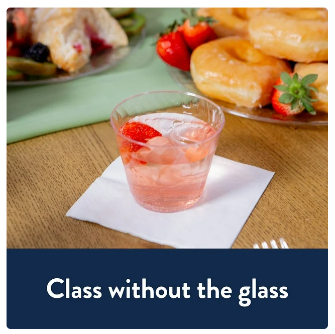 Chinet Crystal Plastic Cups, 9 oz., 200 ct.