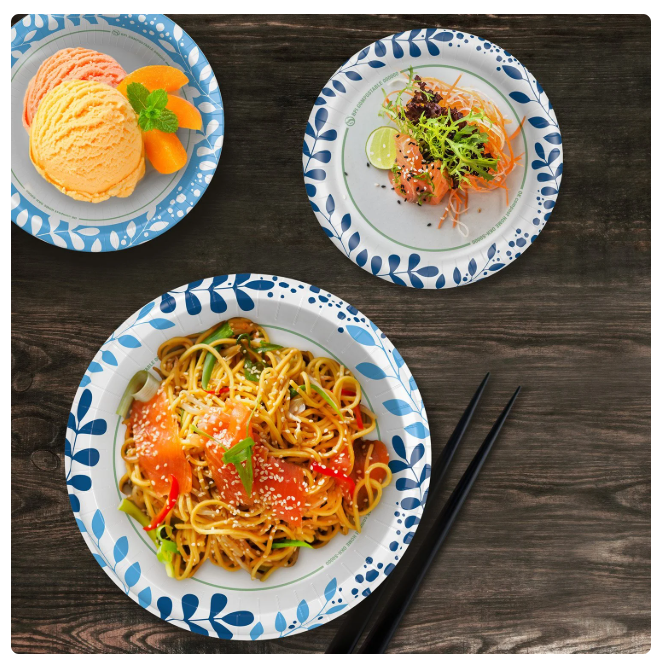 Member's Mark Ultra Dinner Paper Plates, 10", 204 ct.