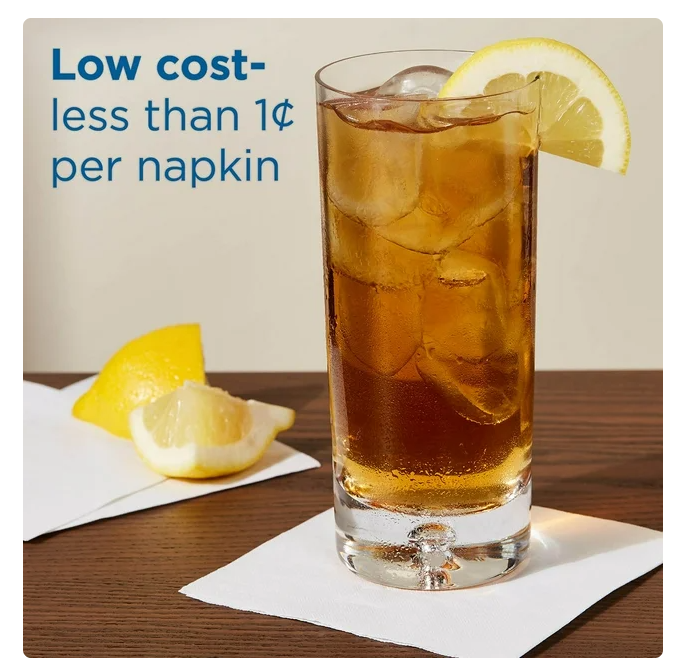 Marathon Embossed 1-Ply White Beverage Napkins, 6 pk., 3000 ct.