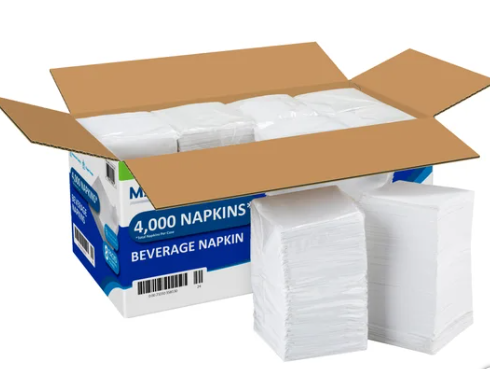 Marathon Beverage Napkin, 1-Ply, 500-count, 8-pack