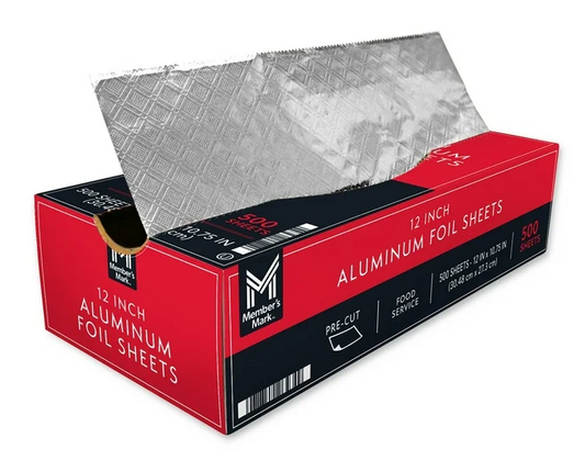 Member's Mark Foil Sheets, 12" x 10.75", 500 ct.