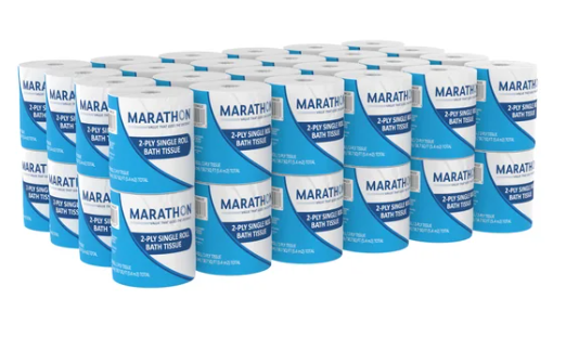 Marathon Bath Tissue, 2-Ply, 470 Sheets, 48 Rolls