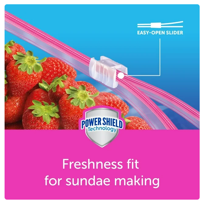 Ziploc Storage Slider Gallon Bags, 120 ct.