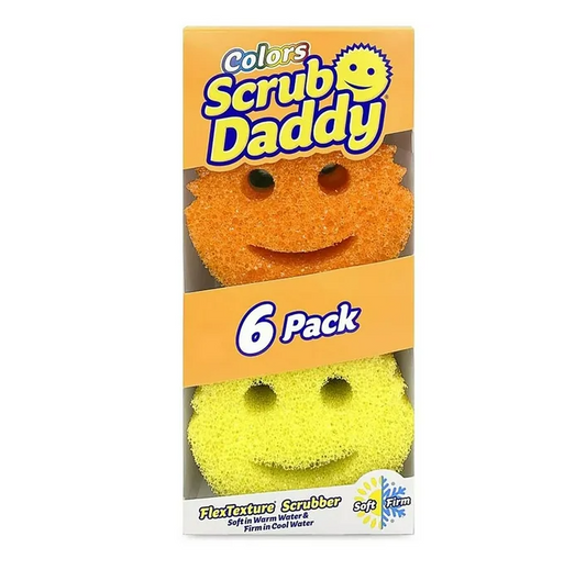 Scrub Daddy Sponges, Multiple Colors, 6 ct.
