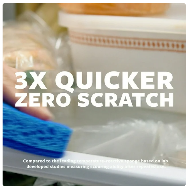Scotch-Brite Zero Scratch Scrub Sponges, Individually Wrapped 24 ct.