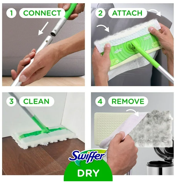 Swiffer Heavy Duty Dry Cloths, 50 ct.