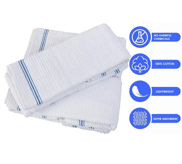 Member's Mark Cotton Bar Mop Towels, 16" x 19", 24 ct.