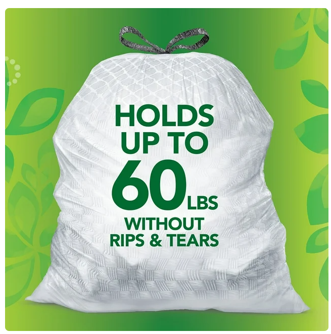Glad ForceFlex 13-Gallon Kitchen Trash Bags, Gain Original Scent + Febreze, 160 ct.