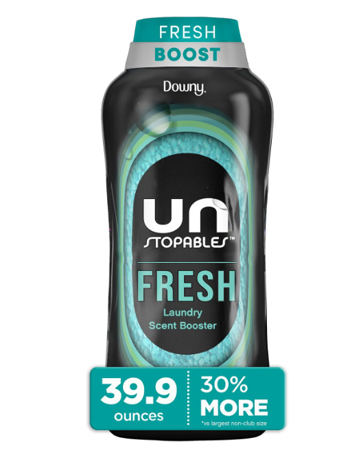 Downy Unstopables In-Wash Laundry Scent Booster Beads, Fresh, 39.9 oz