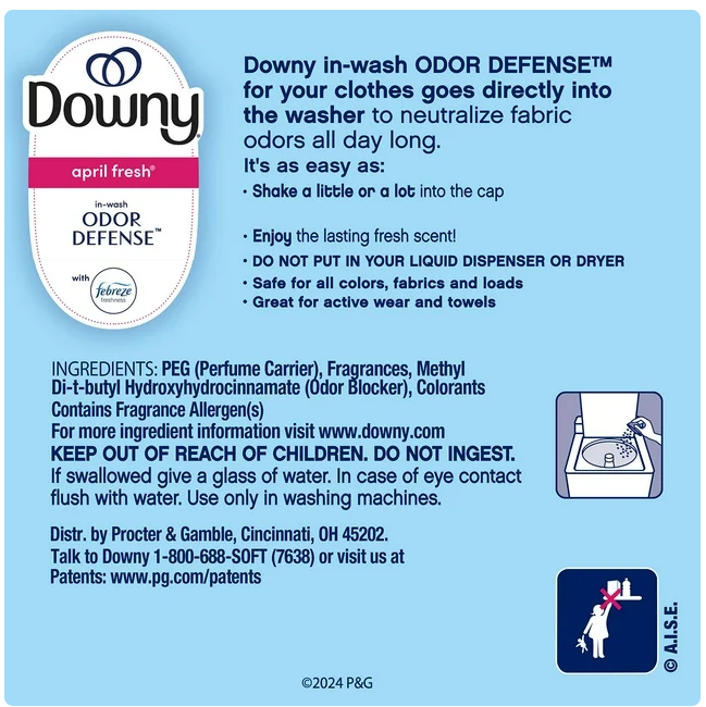 Downy Fresh Protect In-Wash Scent Booster Beads, April Fresh 28.3 oz.
