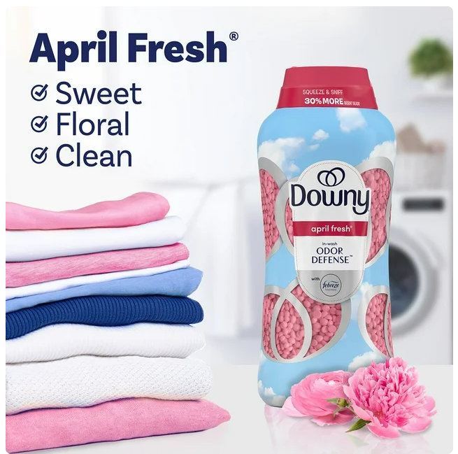 Downy Fresh Protect In-Wash Scent Booster Beads, April Fresh 28.3 oz.