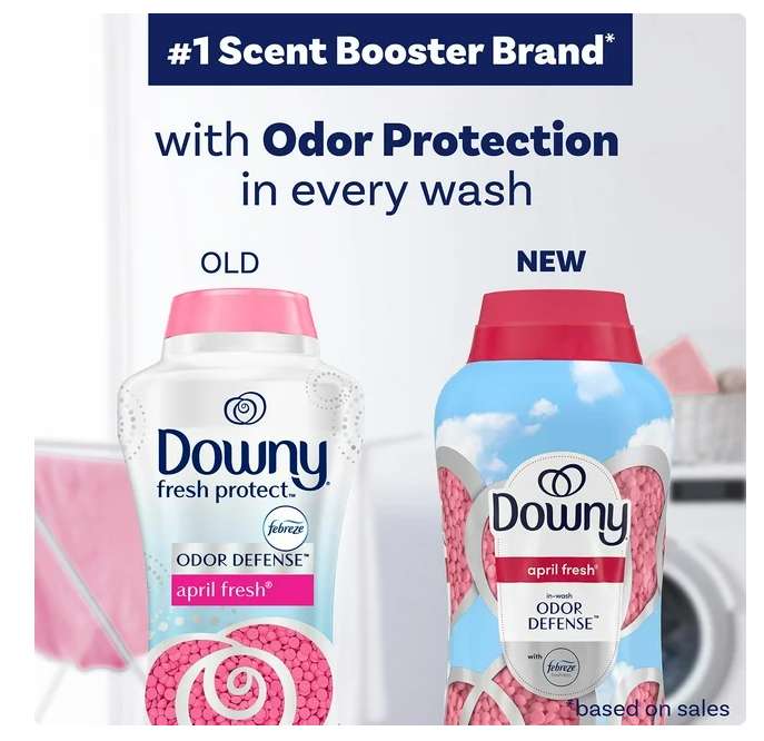 Downy Fresh Protect In-Wash Scent Booster Beads, April Fresh 28.3 oz.