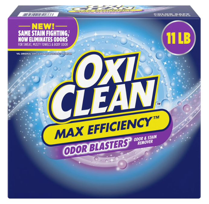 OxiClean Max Efficiency Odor Blasters Laundry Stain Remover Powder, 11 lb.