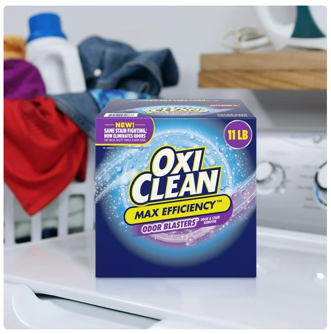 OxiClean Max Efficiency Odor Blasters Laundry Stain Remover Powder, 11 lb.