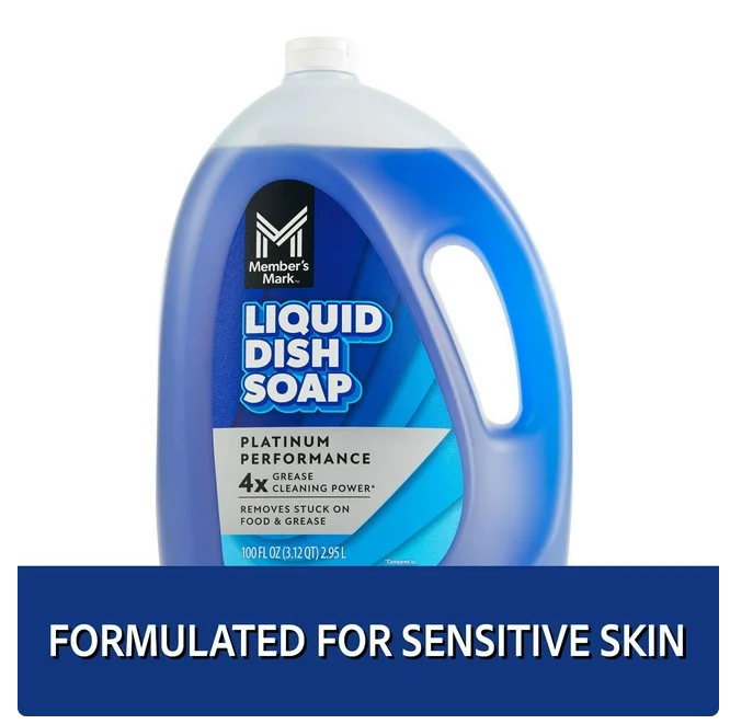 Member's Mark Platinum Performance Liquid Dish Soap, Fresh Clean, 100 fl. oz.