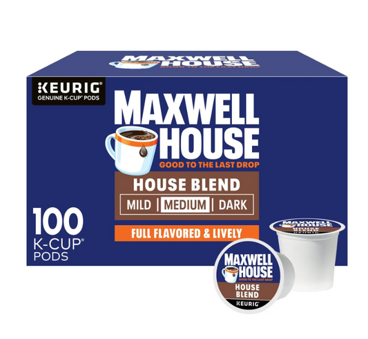 Maxwell House House Blend Medium K-Cup Coffee Pods 100 ct.