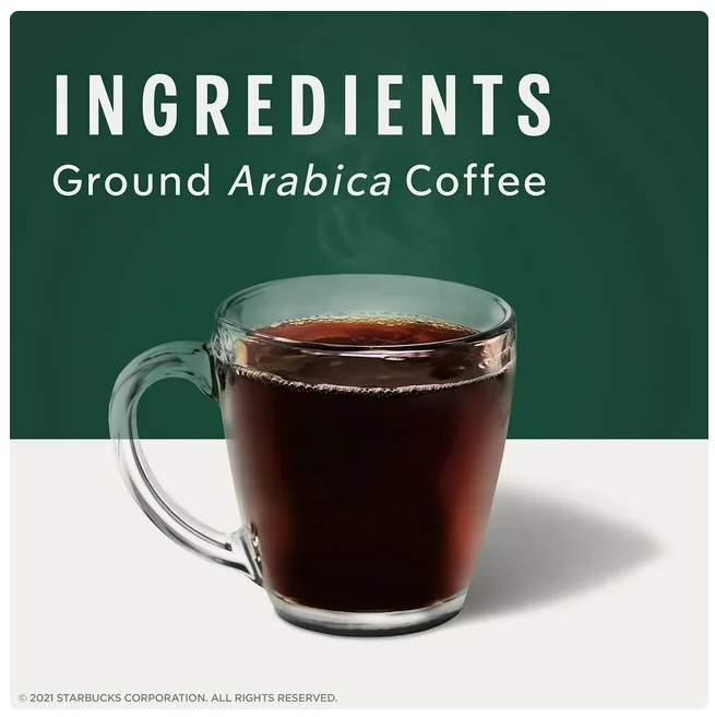 Starbucks Dark French Roast Ground Coffee, 40 oz.