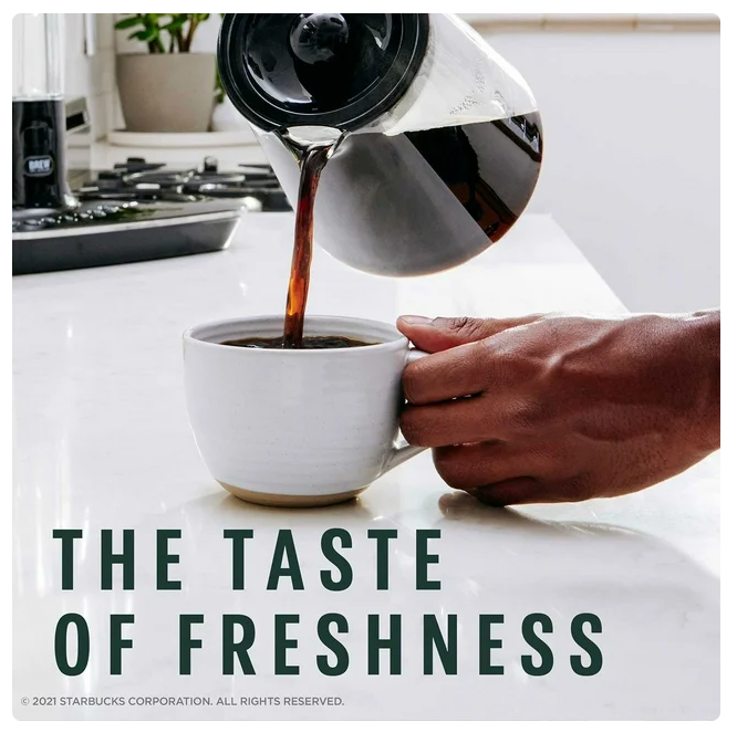Starbucks Dark French Roast Ground Coffee, 40 oz.
