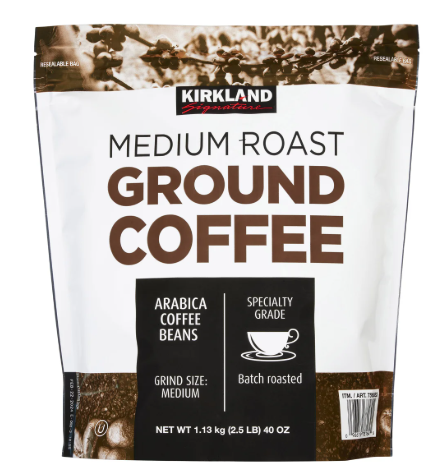 Kirkland Signature Medium Roast Coffee, 40 oz.